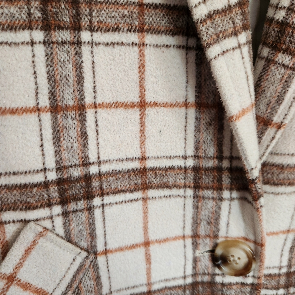 Bohme Plaid Peacoat - Picture 3 of 11